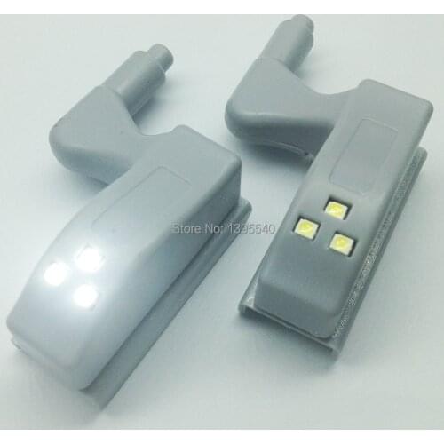 New 10pcs Universal Kitchen Bedroom Led Hinge Light Living room Cabinet Cupboard Closet Closer Wardrobe Door Damper System Grey