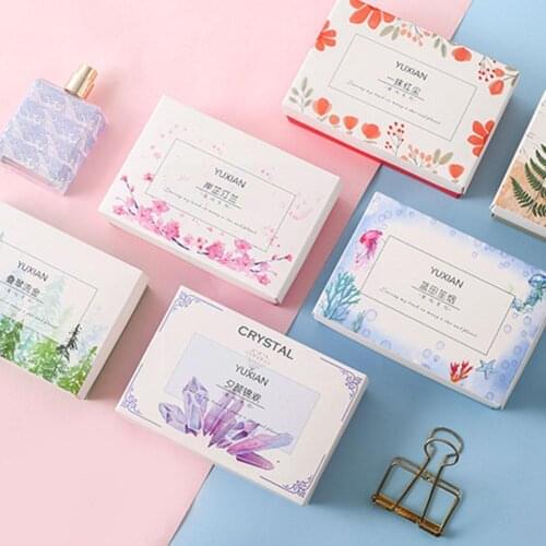 20 Rolls/box Gift Box Tape Paper Tape Set Decorative Stationery Diary Stickers Supplies Tape Paper School Adhesive Scrapboo X8Y1