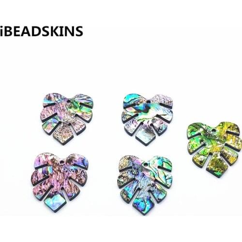 New arrival!30x26mm 30pcs Acrylic with Shell feather charm for Jewelry Findings/Earrings DIY parts,Jewelry Findings & Components