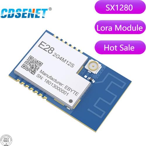 SX1280 LoRa Bluetooth Wireless rf Transceiver 2.4 GHz Module E28-2G4M12S SPI Long Range 2.4ghz BLE rf Transmitter 2.4g Receiver