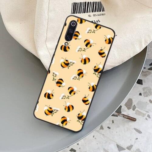 Cute Cartoon Animal Bee Phone Case for Xiaomi mi 6 6plus 6X 8 9SE 10 Pro mix 2 3 2s MAX2 note 10 lite Pocophone F1