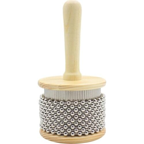 Wooden Cabasa Shaker Hand Percussion Instrument Medium Size