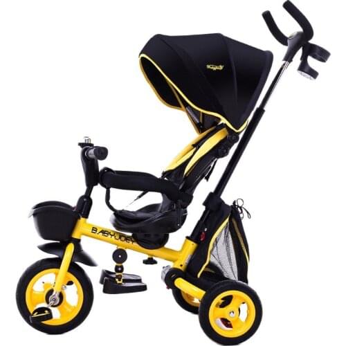 Babyjoey childrens tricycle Folding childrens tricycle lightweight childrens bicycle baby stroller baby infant stroller doll