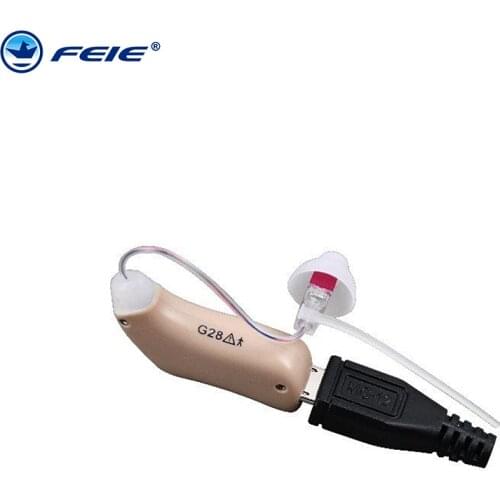 G-28 RIC Professional Hearing Aid Rechargeable Full Digital Hearing Aids Hearing Amplifier Hearing Device for Deafness