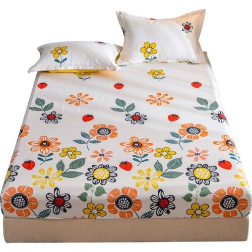Cotton Quit Cover One-Piece Pure Cotton Bedspread Mattress Cover Mattress Protective Cover Simmons Dirt-Proof Cove
