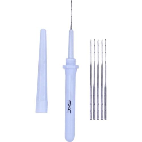 Wool Felt Needles With 5 Replaceable Needles Embroidery Craft Sewing Tools Single Felting Needles Pen Set Felting Tools
