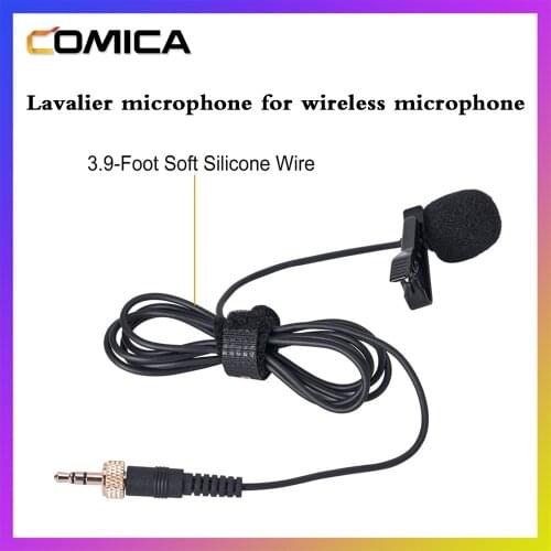 Comica CVM-M-C1 3.5mm Cardioid Lavalier Lapel Microphone for S ennheiser Comica and Other Wireless Microphone Transmitter