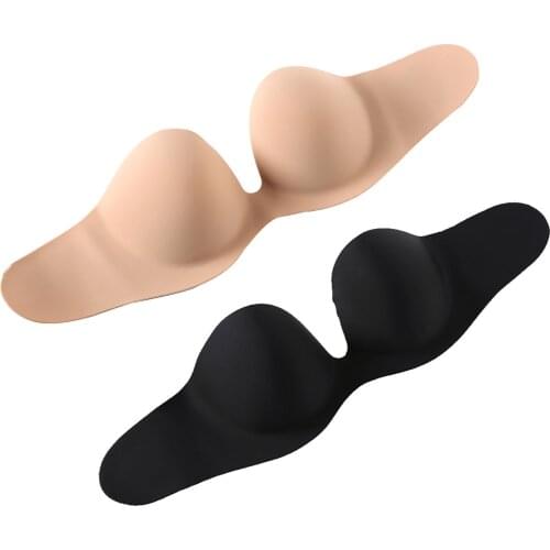 Adhesive Push Up Bras Women Gown Bras Strapless Non-Slip Invisible Bras Detachable Strapless Bra Invisible Underwear