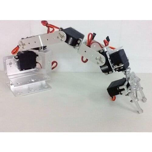 6 DOF Mechanical /Six Aixs With Square Base/Claw/ Robot Arm Structure