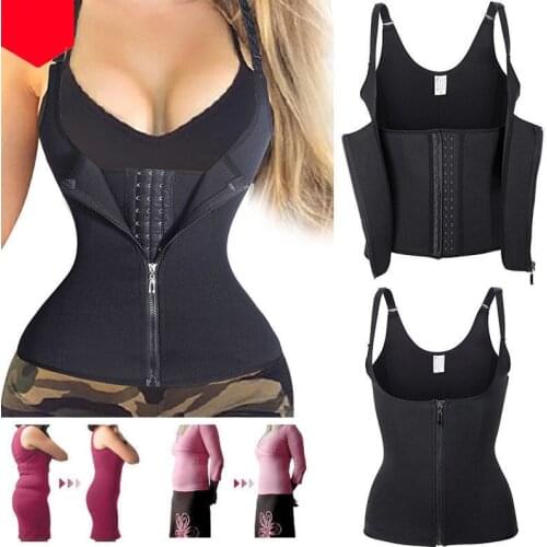 Body Shapes Neoprene Sauna Sweat Vest Waist Trainer Slimming Trimmer Fitness Corset Workout Thermo Modelling Strap Shapewear