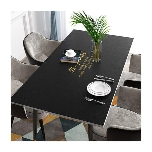 Nordic Light Luxury And Odor-free Leather Tablecloth Coffee Table Mat Modern And Simple Dining Table Tablecloth Free Shipping