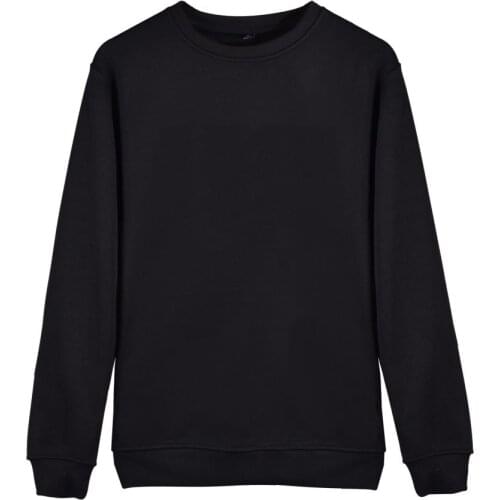 2019 New Arrival Solid Color Capless Sweatshirt Plus Size Hoodies High Quality Hip Hop Clothing Black White Pink Multi Color