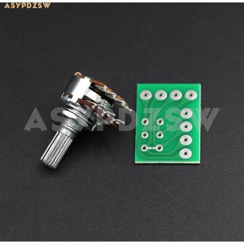 Original Taiwan H.T Gear shaft stepping 16 type 50KA volume potentiometer with terminal PCB Kit