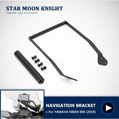 Motorcycle Front Phone Stand Holder Phone GPS Navigaton Plate Bracket For YAMAHA NIKEN 900 NIKEN900 2019