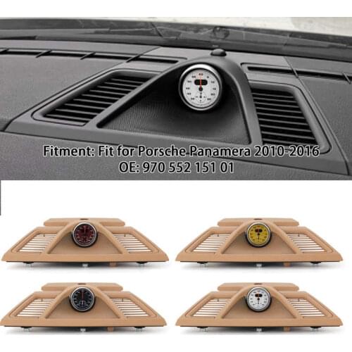Dash Clock Instrument Panel Upper Cover Trim Beige 970 552 151 01 Fit for Porsche Panamera 2010-2016 Dashboard Stopwatch