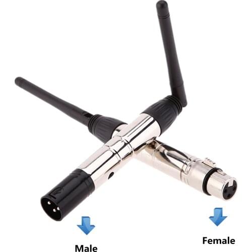 Dmx512 transmisor-receptor con batería, Dmx Light, inalámbrico, 2,4 GHz, 500 m, receptor de comunicaciones, música, Club de DJ y