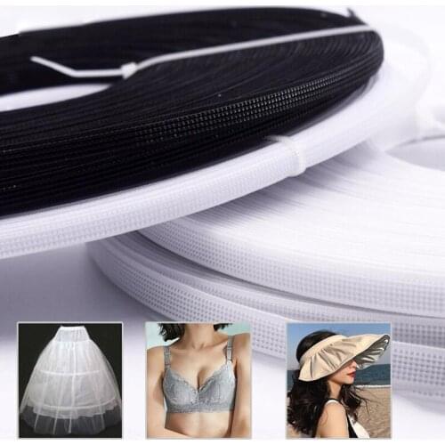 1 cm X 5 meters Polyester Bone Fish boning Support Wedding Garment Accessories DIY Making Wedding Dress/Corset/ Bustle