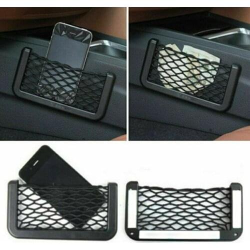 Parts Storage Net Bags Phone Holder Replaces Universal Black Car Seat Side Back