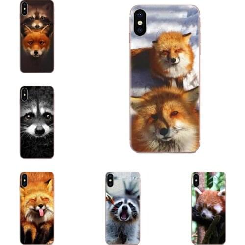 Ultra Thin Pattern For Sony Xperia Z Z1 Z2 Z3 Z4 Z5 compact Mini M2 M4 M5 T3 E3 E5 XA XA1 XZ Premium Animal Raccoon Fox