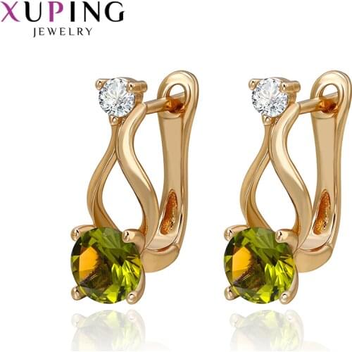 Xuping Jewelry Fashion Popular Women Earrings with Gold Plated 28967