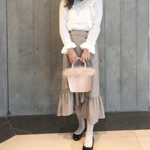 Famous brand designer real fox fur hair handbag genuine leather ladies handbag women tote bag picotin lock bucket bag hot