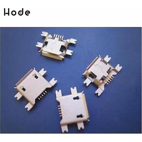 10pcs Micro USB 5pin B type Female Connector For Mobile Phone Micro USB Jack Connector 5 pin Charging Socket