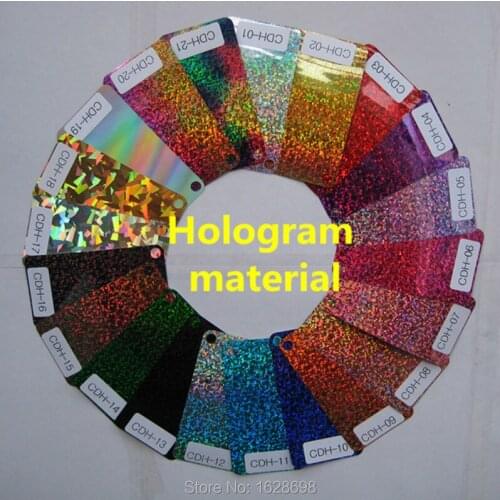 2016 hotsale of CDH-16 black color Soft strong stretch pu Hologram heat transfer vinyl