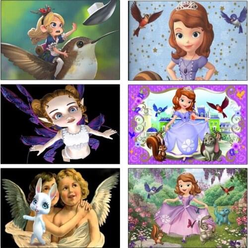 Diamond Painting crystal Embroidery Princess Sofia Resin needlework printed pattern Mosaic Cross Stitch Home Decor Cartoon girl