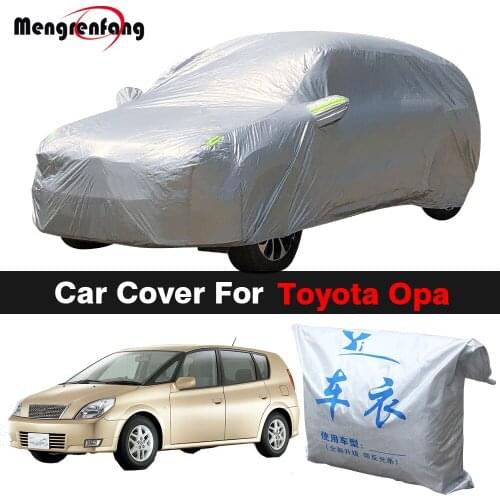 Full Car Cover For Toyota Opa Auto Outdoor Sun Shade Anti-UV Rain Snow Dust Resistant Cover