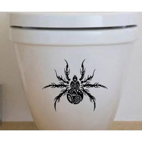 Spider Cartoon Fashion Home Decor Wall Decal Toilet Sticker Vinyl 6WS0297