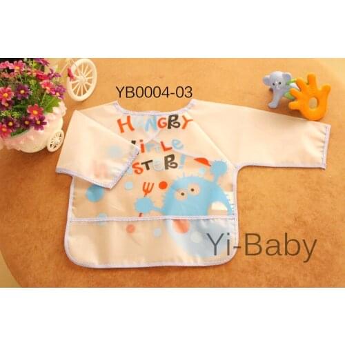YB0004-03 Baby bib Infant saliva towels Baby Waterproof bib Painting clothes 12Pieces/Set Free Shipping