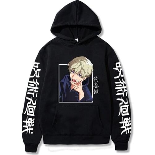 Jujutsu Kaisen Inumaki Toge Hoodies Fashion Men Women Sweatshirts Casual Hooded Harajuku New Sports Hoodie