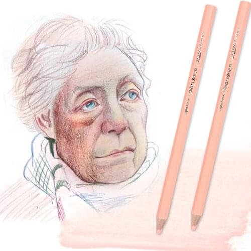 Skin Flesh Color Pencils Lead Portrait Special Water-soluble Colored Pencil Fine Art Painting School Supplies