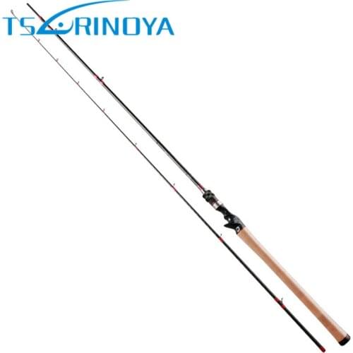 TSURINOYA Casting Rod 2.47m/M/7-25g 2Sec Baitcasting Fishing Rod 40T Japan Carbon 3A Cork Hand FUJI Accessories Pesca Stick Cane