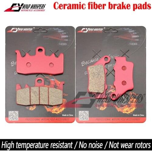 Motorcycle Ceramic Front Rear Brake Pads For Honda SH 300 i Non ABS 2007-2012 SH 300i ABS 2007-2013 SH300 i R ABS & Non ABS 2008