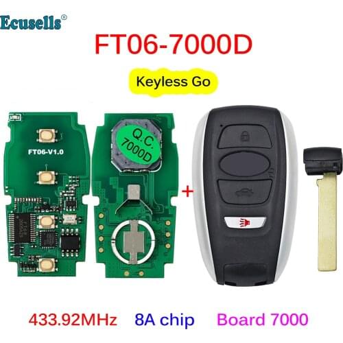 Lonsdor FT06-7000D 433.92MHz 8A Chip Board 7000 Car Keyless GO Smart Key PCB for Subaru Ascent Forester Impreza Legacy Outback