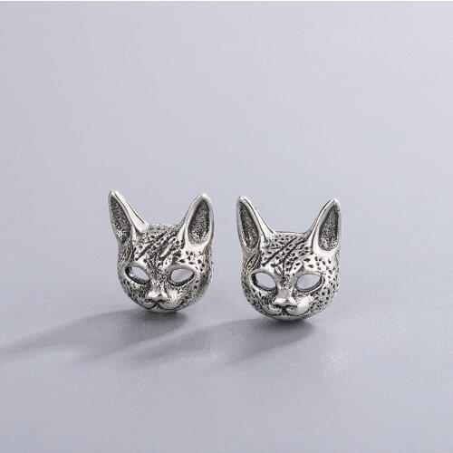Miuoxion Retro Cute Kitten Earrings Fashion Personality Party Punk Jewelry For Women Feature Namour Charm Gift All Seasons