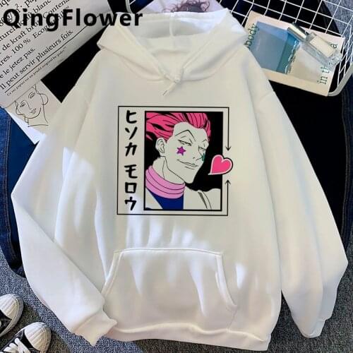 Hunter x Hunter Killua Zoldyck hoodies men y2k aesthetic grunge men pullover anime printed