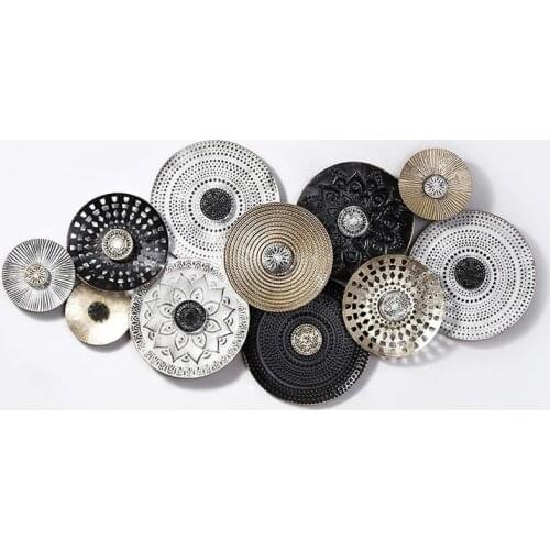 Northern Europe Style Wall Hanging Ornaments Iron Art Wall Decoration Three-dimensional Wall Decoration A Living Room Background