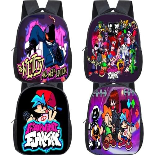 New Friday Night Funkin Backpack Cartoon Game School Bags For Boys Girls Kindergarten Rucksack Toddler School Backpacks Mochila