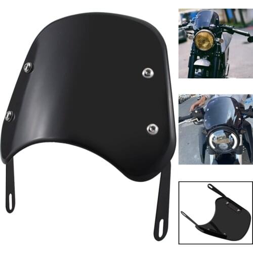 Motocycle Front Headlight Windshield Wind Deflector Windscreen For YAMAHA XJ 400 /XJ 600S/ XJR 1200/1300