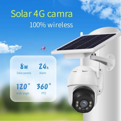 Q9 Solar 4G camera ball camera HD full-color night vision wireless mobile phone remote monitor no need network waterproof