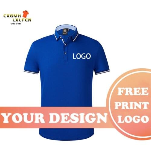 POLO shirt high-end custom class uniform overalls T-shirt advertising cultural shirt printing logo printing DIY brand text