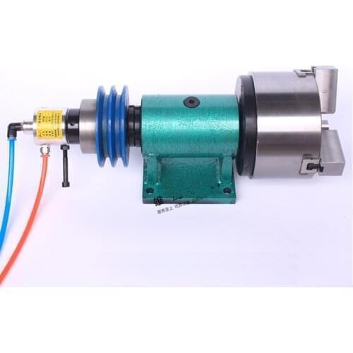 200 lathe spindle with pneumatic chuck, fully automatic CNC three-jaw power head, automatic instrument car