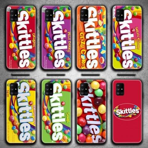 Sweet Sour Fruit Candies Skittles Phone Case For Samsung Galaxy A21S A01 A11 A31 A81 A10 A20E A30 A40 A50 A70 A80 A71 A51