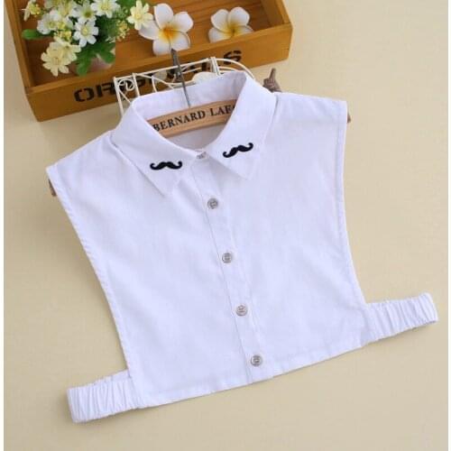 Vintage Women Shirt Fake Collar Ladies White Detachable Lapel Necklace Collars False Blouse Top Collars Women Clothes Decor