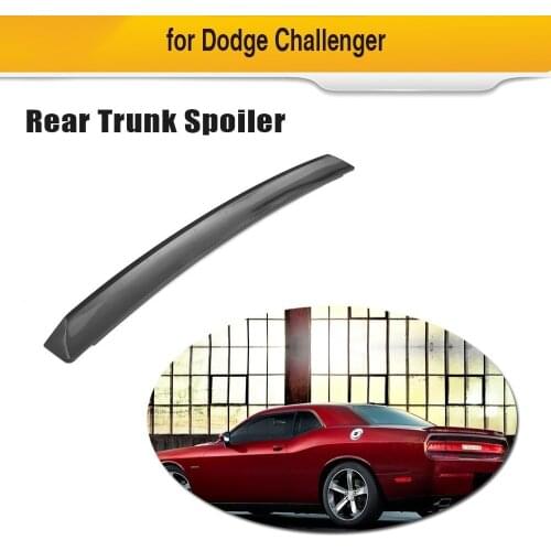 ABS Rear Spoiler For Dodge Challenger 2008 - 2014 Trunk Boot Wing Lip Painted With Black And White