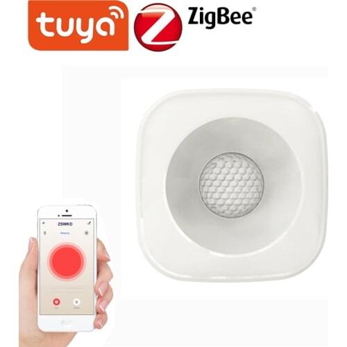Tuya ZigBee/WiFi PIR Motion Sensor Wireless Infrared Detector Security Burglar Alarm Sensor Smart life APP Control Compatible
