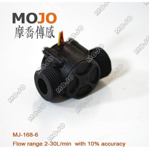 Flow sensor MJ-168-6 G3/4 outside treads sensor water tap flow meter