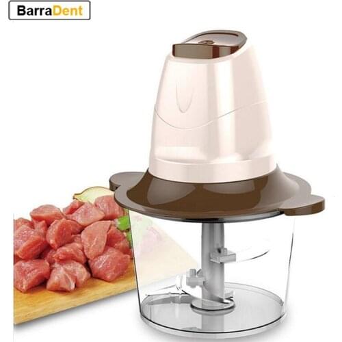Electric Chopper Meat Grinder 300W 2 Speeds Stainless Steel Blades 2L Capacity Mincer Food Processor Slicer Egg Beater